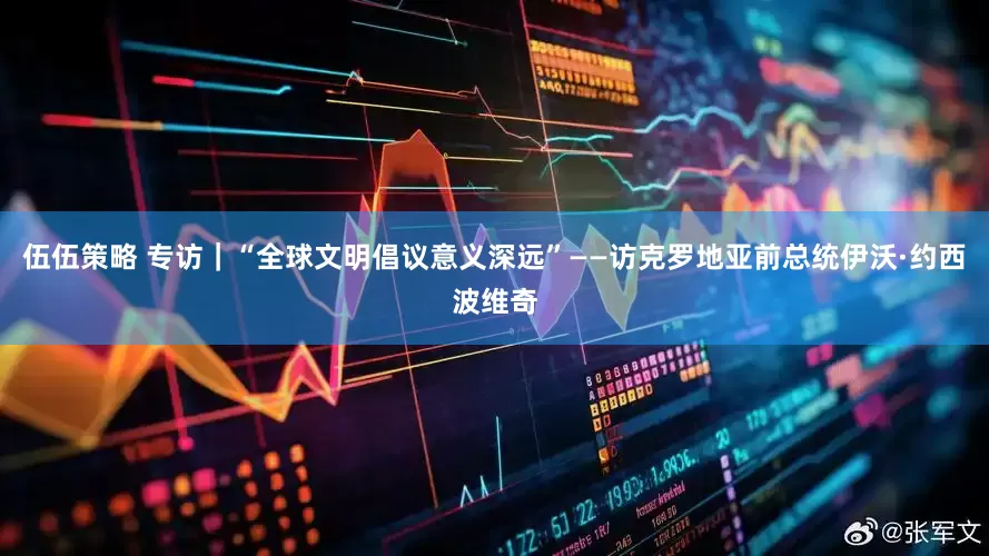 伍伍策略 专访｜“全球文明倡议意义深远”——访克罗地亚前总统伊沃·约西波维奇